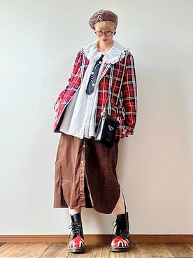 「アイテム（フォーマルスーツ/小物）」を使った、はるはなさん（レディース・162cm）の冬コーディネート