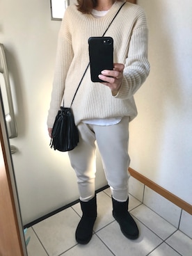 sato*さん（レディース・155cm）の冬コーディネート