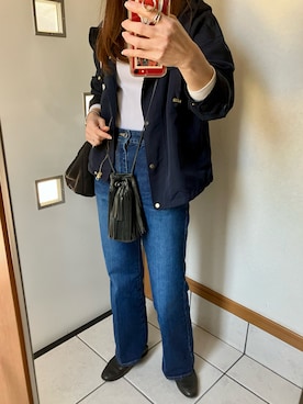 「MACPHEE（マカフィー）のアイテム」を使った、sato*さん（レディース・155cm）の春コーディネート