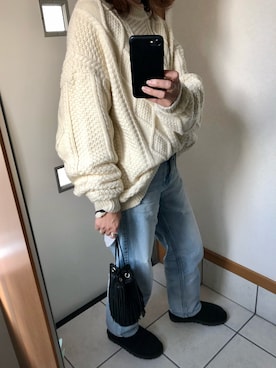 sato*さん（レディース・155cm）の冬コーディネート