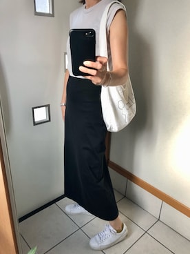 「SUNSPEL（サンスペル）のアイテム」を使った、sato*さん（レディース・155cm）の夏コーディネート