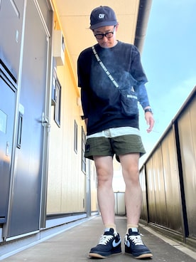「アイテム（キャップ）」を使った、ゆうすけさん（メンズ・176cm・40代）の夏コーディネート