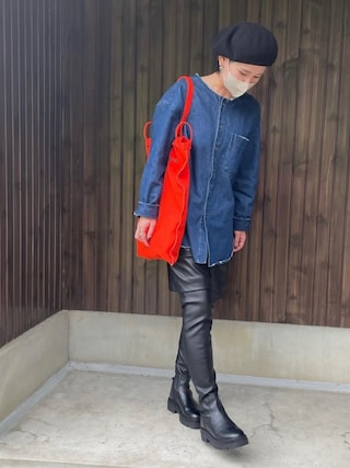 ROSE BUDニーハイブーツ　サイズ36 ニーハイブーツ レディース 本革 大きい 履き口 ゆったり ロング