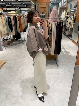 ヤスダ ナナセさん（レディース・154cm）の春コーディネート