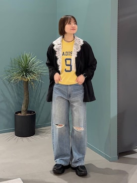 ヤスダ ナナセさん(レディース・154cm)の秋コーディネート