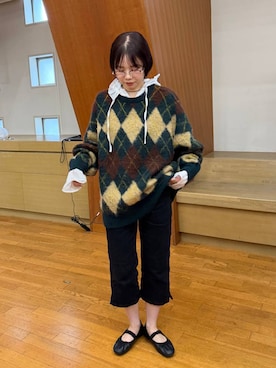 ヤスダ ナナセさん（レディース・154cm）の秋コーディネート