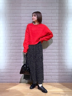 ヤスダ ナナセさん（レディース・154cm）の秋コーディネート