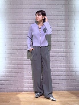 ヤスダ ナナセさん(レディース・154cm)の秋コーディネート