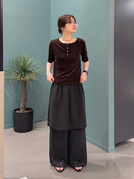 ヤスダ ナナセさん(レディース・154cm)の夏コーディネート