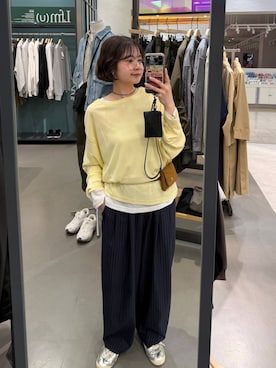 ヤスダ ナナセさん（レディース・154cm）の春コーディネート