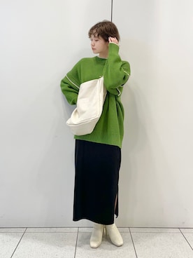 ヤスダ ナナセさん（レディース・154cm）の秋コーディネート