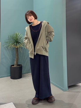ヤスダ ナナセさん（レディース・154cm）の秋コーディネート