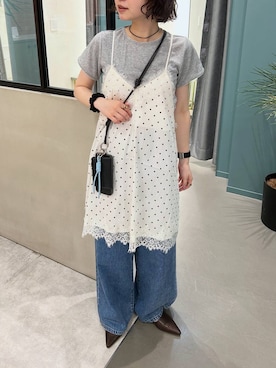ヤスダ ナナセさん(レディース・154cm)の夏コーディネート