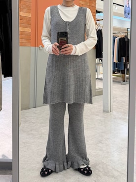 ヤスダ ナナセさん（レディース・154cm）の秋コーディネート
