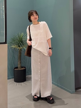 ヤスダ ナナセさん(レディース・154cm)の夏コーディネート