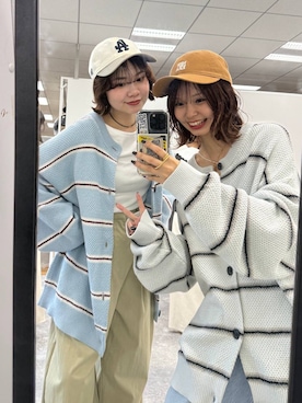 ヤスダ ナナセさん（レディース・154cm）の冬コーディネート