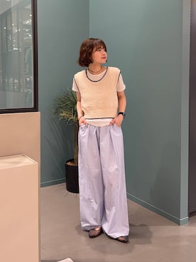 ヤスダ ナナセさん(レディース・154cm)の春コーディネート