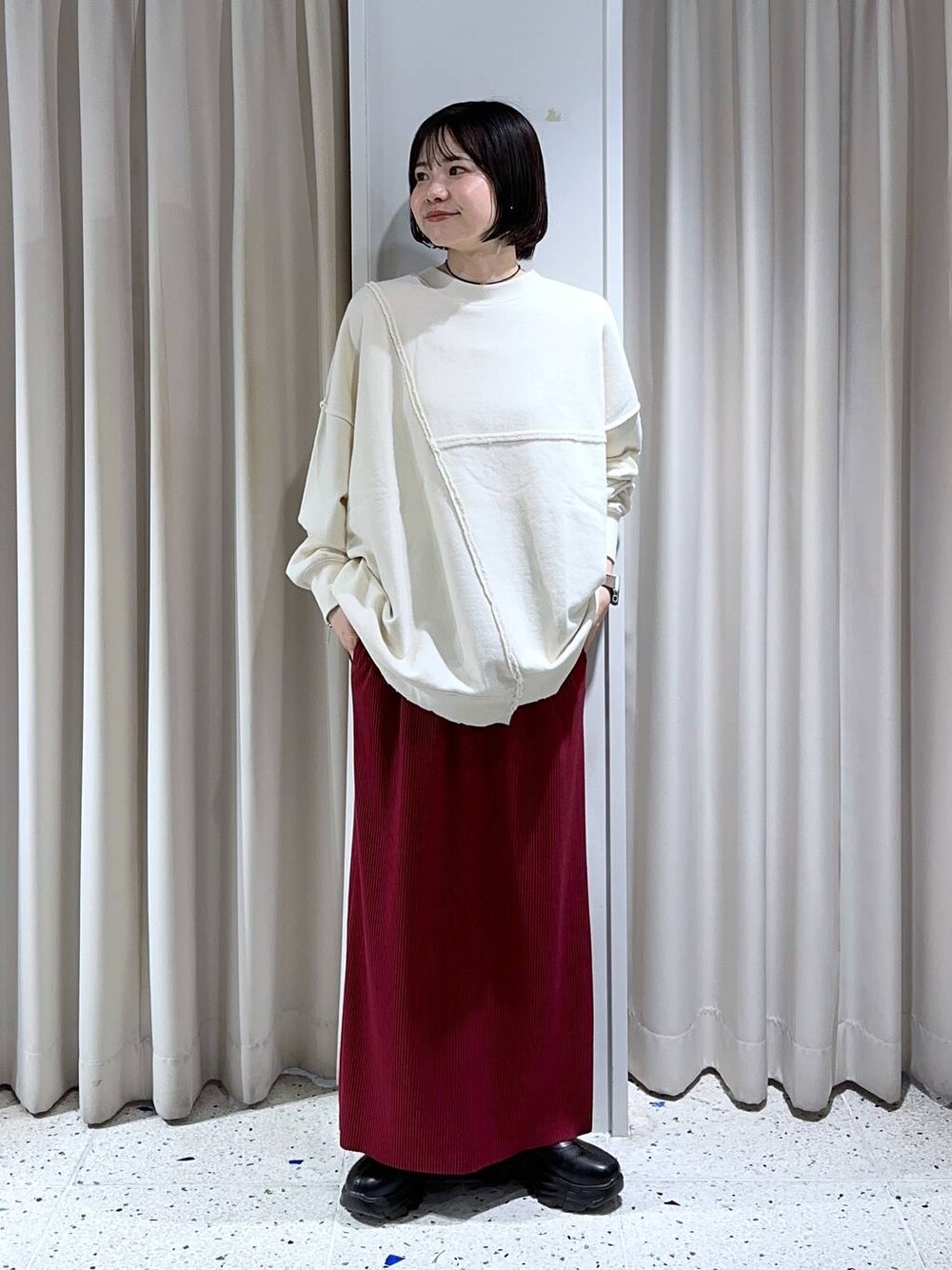ヤスダ ナナセ(LOWRYS FARM 神戸三田プレミアムアウトレット)｜LOWRYS FARMのスカートを使ったコーディネート - WEAR
