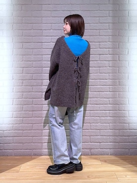 ヤスダ ナナセさん（レディース・154cm）の秋コーディネート