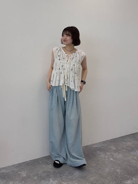 ヤスダ ナナセさん(レディース・154cm)の春コーディネート