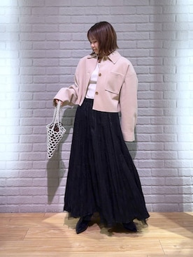 ヤスダ ナナセさん(レディース・154cm)の秋コーディネート