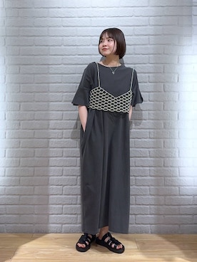 ヤスダ ナナセさん(レディース・154cm)の夏コーディネート