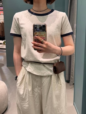 「eL（エル）のアイテム」を使った、ヤスダ ナナセさん（レディース・154cm）の春コーディネート