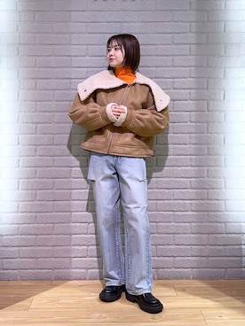 ヤスダ ナナセさん（レディース・154cm）の秋コーディネート