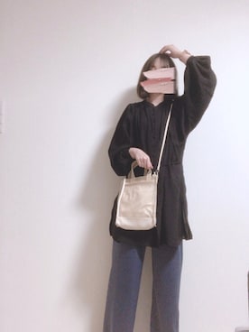 「OZOC（オゾック）のアイテム（ショルダーバッグ）」を使った、kaorunさん（レディース・160cm）の夏コーディネート