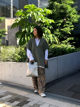 「LAURA DI MAGGIO（ローラディマッジオ）のアイテム」を使った、Seikaさん（レディース・150cm）の秋コーディネート