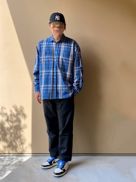 「Carhartt WIP（カーハートダブリューアイピー）のアイテム（チノパンツ）」を使った、nowhere☻さん（メンズ・180cm）の秋コーディネート