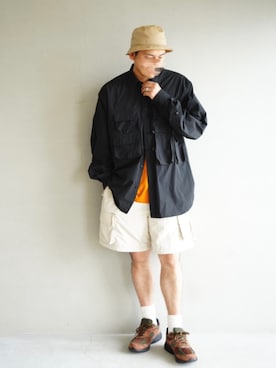 「ARC'TERYX（アークテリクス）のアイテム（トップス）」を使った、nowhere☻さん（メンズ・180cm）の夏コーディネート