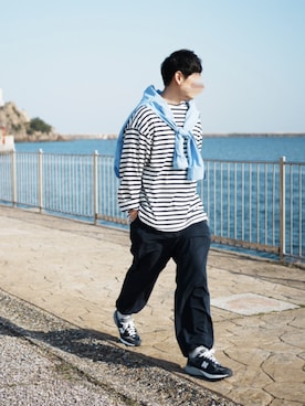 「nanamica（ナナミカ）のアイテム（シャツ/ブラウス）」を使った、nowhere☻さん（メンズ・180cm）の春コーディネート