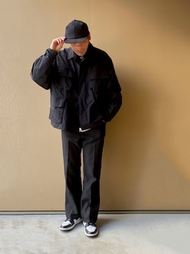 「crepuscule（クレプスキュール）のアイテム（キャップ）」を使った、nowhere☻さん（メンズ・180cm）の冬コーディネート