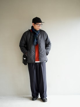 nowhere☻さん（メンズ・180cm）の冬コーディネート