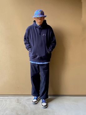 「nanamica（ナナミカ）のアイテム（シャツ/ブラウス）」を使った、nowhere☻さん（メンズ・180cm）の秋コーディネート