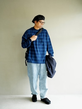 「marka（マーカ）のアイテム（ミリタリージャケット）」を使った、nowhere☻さん（メンズ・180cm）の秋コーディネート