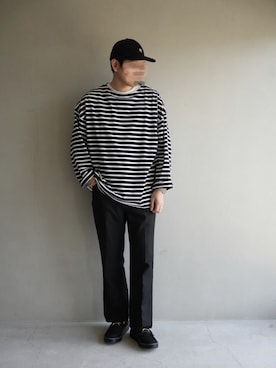 「MANEBU（マネブ）のアイテム」を使った、nowhere☻さん（メンズ・180cm）の春コーディネート