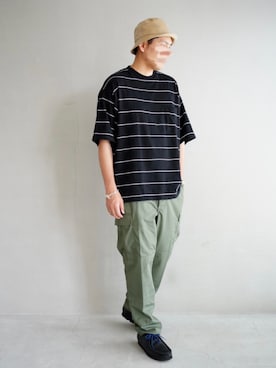 nowhere☻さん（メンズ・180cm）の夏コーディネート