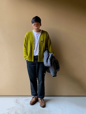 「Carhartt WIP（カーハートダブリューアイピー）のアイテム（チノパンツ）」を使った、nowhere☻さん（メンズ・180cm）の冬コーディネート