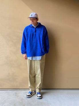 「markaware（マーカウェア）のアイテム（チノパンツ）」を使った、nowhere☻さん（メンズ・180cm）の秋コーディネート