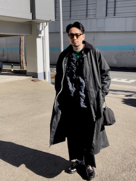 「EDIFICE LA BOUCLE（エディフィスラブークル）のアイテム」を使った、junさん（メンズ・171cm）の冬コーディネート