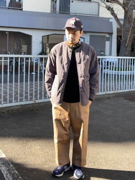 「Steven Alan（スティーブンアラン）のアイテム（その他アウター）」を使った、junさん（メンズ・171cm）の冬コーディネート