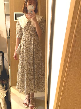 「merrylatte（メリーラテ）のアイテム」を使った、RTさん（レディース・158cm）の夏コーディネート