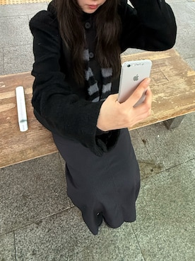 「FEKETE（フェケテ）のアイテム」を使った、♩さん（レディース・167cm）の冬コーディネート