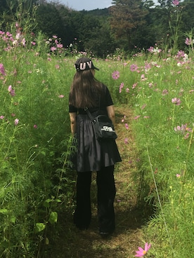 「CDG（シーディージー）のアイテム」を使った、♩さん（レディース・167cm）の秋コーディネート