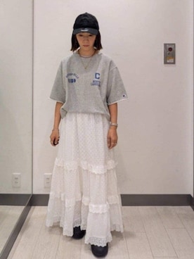 「URBAN RESEARCH Sonny Label（アーバンリサーチサニーレーベル）のアイテム（スウェット）」を使った、MIHOさん（レディース・153cm）の秋コーディネート