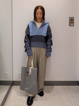 「beej（ビージ）のアイテム」を使った、MIHOさん（レディース・153cm）の秋コーディネート