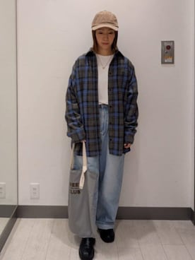 「beej（ビージ）のアイテム（バッグ）」を使った、MIHOさん（レディース・153cm）の秋コーディネート