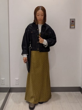 「LEE」｜MIHOさん（レディース・153cm）の秋コーディネート